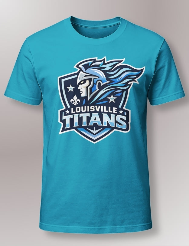 Louisville Titans Shield Logo Tee Adult Unisex classic tee