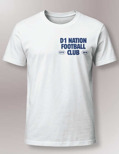 D1 Nation Football Club Adult Unisex organic mid-light t-shirt-thumbmail-2